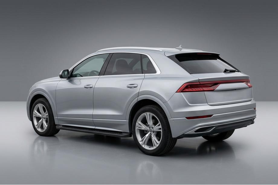 Audi Q8 2018- Marchepieds latéraux Allmond Black (2 pcs, Aluminium) Image