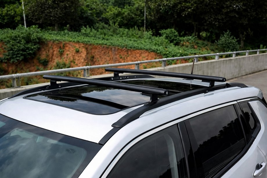 Jeep Compass 2006-2016 Barres de toit transversales pour rails intégrés OEM (2011-2016, 2 pcs) Photo 1