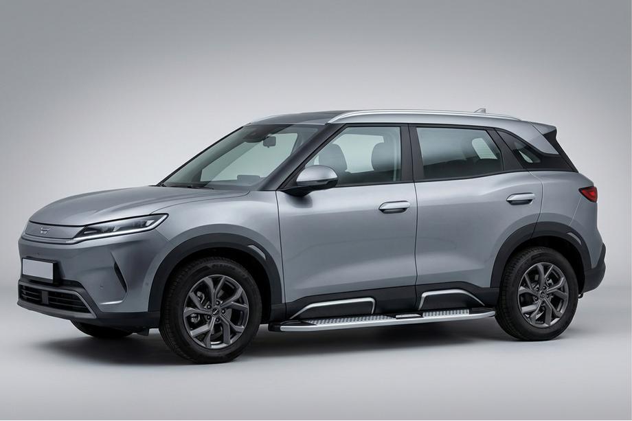 BYD Atto 2/Yuan Up 2024– Marchepieds Latéraux Mevsim Grey (2 pcs, Aluminium) Image