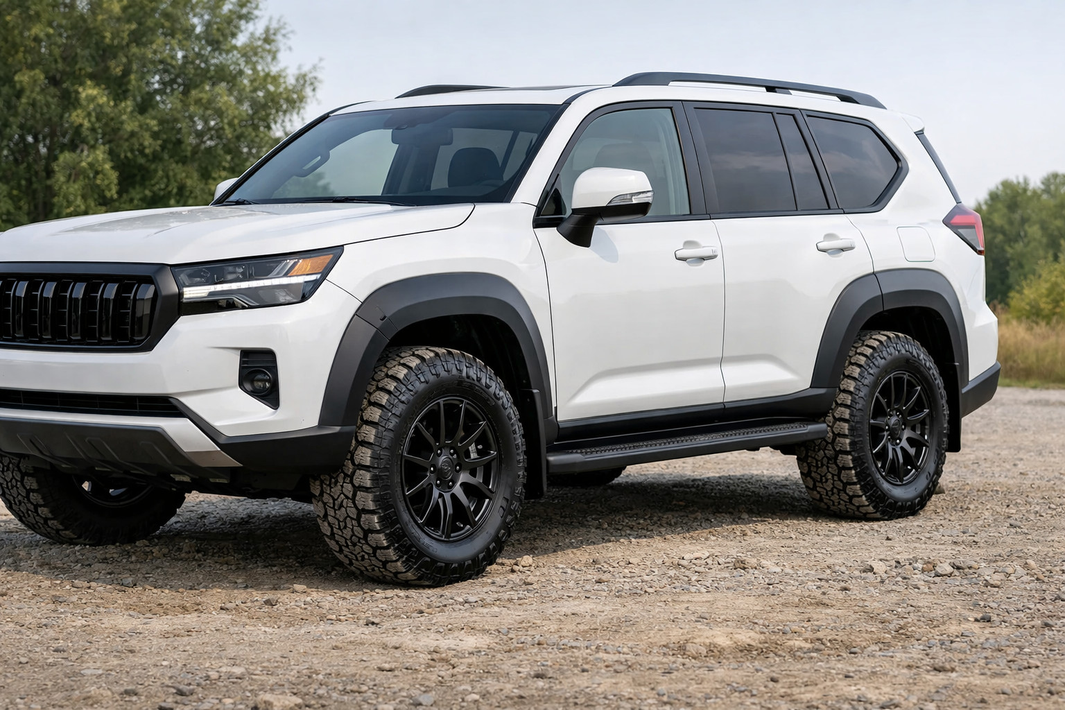 Toyota Land Cruiser Prado 250 : quoi installer contre la boue sur les flancs et les passages de roue étroits