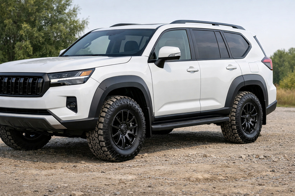 Toyota Land Cruiser Prado 250 : quoi installer contre la boue sur les flancs et les passages de roue étroits Photo 1