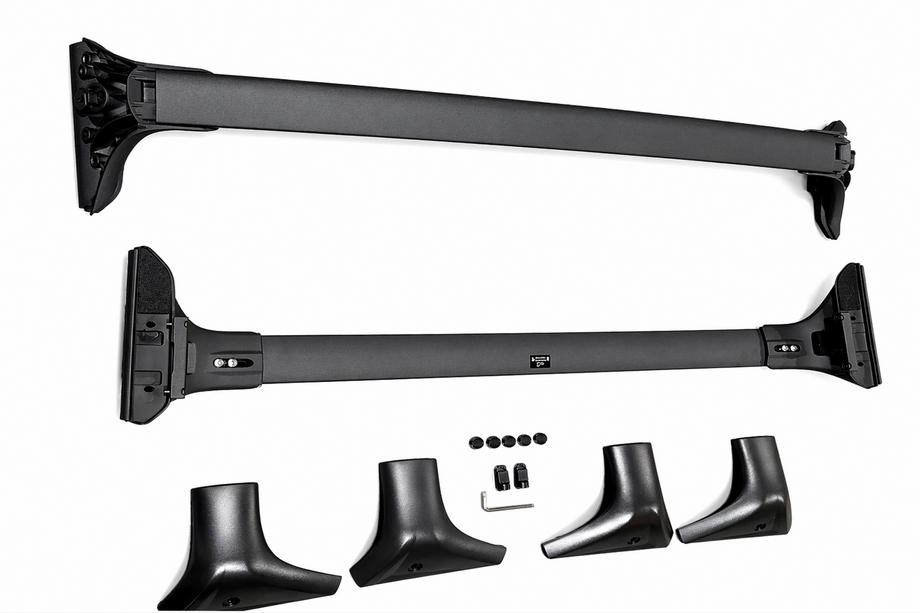 Lexus NX 2014-2021 Barres de toit (barres transversales) pour rails intégrés OEM (2016-2021, 2 pcs) Noir Photo 4