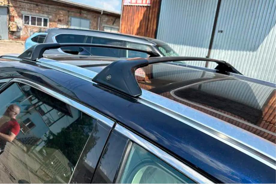 Lexus RX 2016-2022 Barres de toit transversales pour rails intégrés OEM (2 pièces) Photo 6