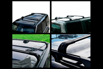 Land Rover Discovery III 2004–2009 Barres de toit transversales pour rails intégrés OEM (2 pièces) Gris photo 4
