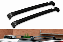 Land Rover Discovery III 2004–2009 Barres de toit transversales pour rails intégrés OEM (2 pièces) Gris photo 6