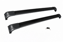 Land Rover Discovery III 2004–2009 Barres de toit transversales pour rails intégrés OEM (2 pièces) Gris photo 11