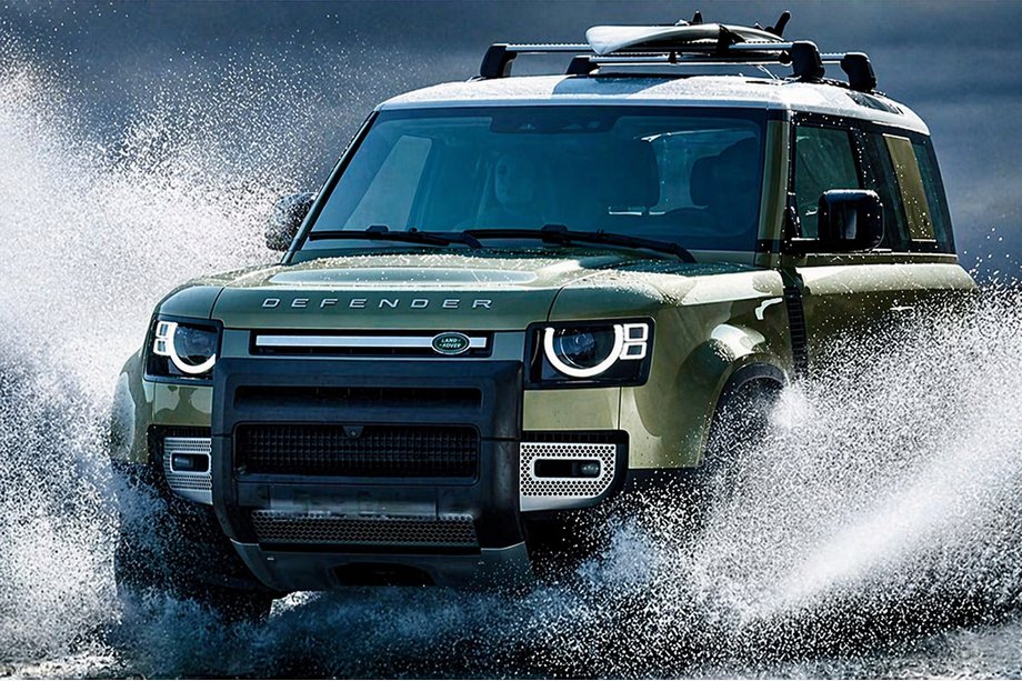 Land Rover Defender 2019- Barres de toit transversales pour rails intégrés OEM (2 pièces) Photo 1
