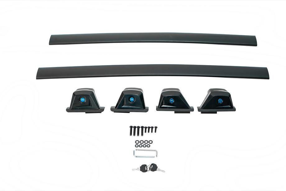 Toyota Yaris/Yaris Cross (XP210) 2020- Barres de toit transversales pour rails intégrés OEM (2 pièces) Photo 3