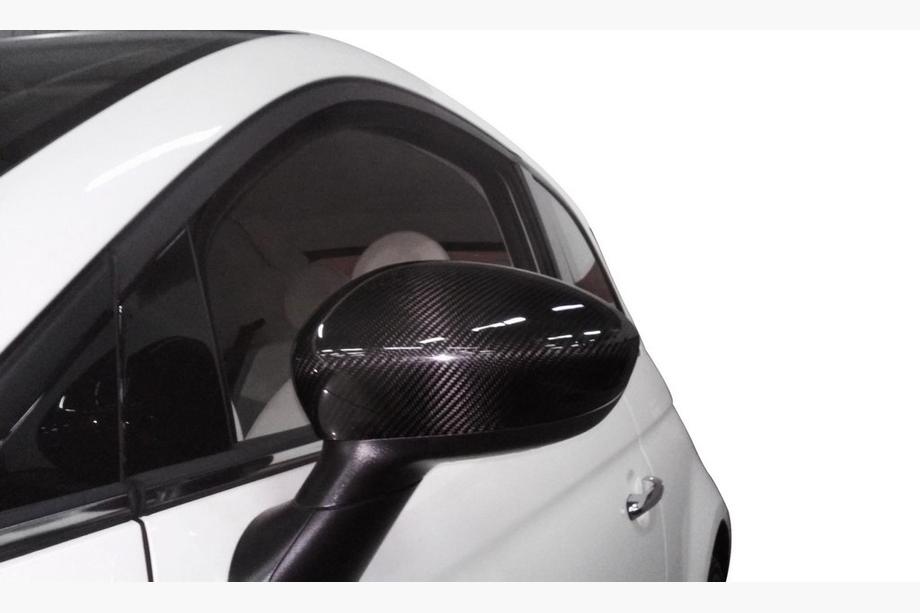Fiat 500/500L 2013-2022 Coques de Rétroviseurs 2007-2015 (2 pcs, Carbone Véritable) Photo 2