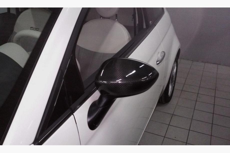 Fiat 500/500L 2013-2022 Coques de Rétroviseurs 2007-2015 (2 pcs, Carbone Véritable) Photo 4