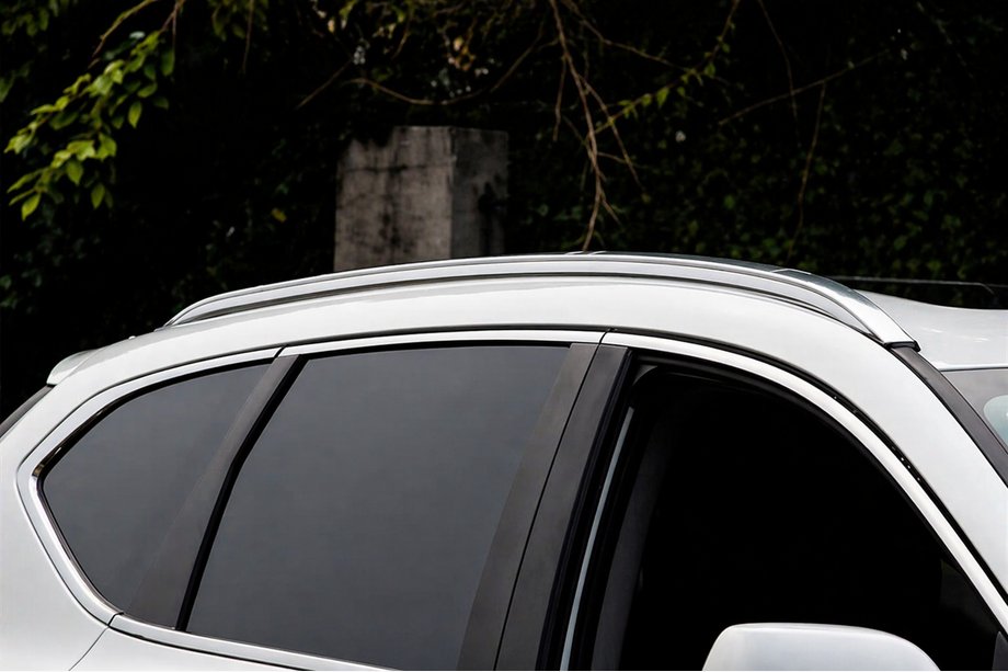 Honda CRV 2022- Rails de toit OEM intégrés (Aluminium) Gris Photo 3