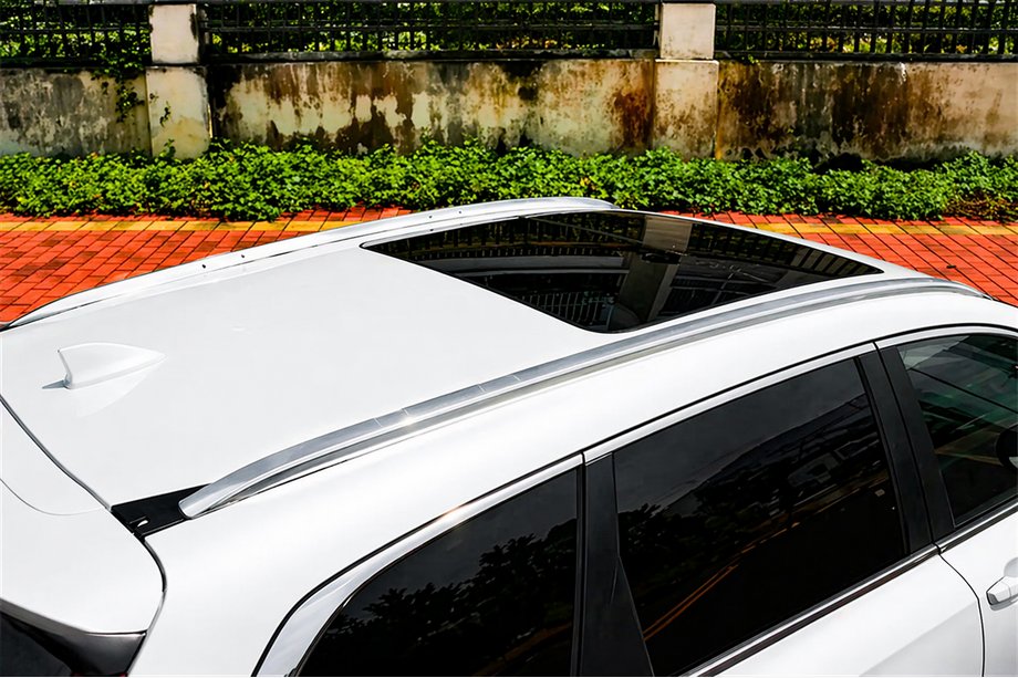 Honda CRV 2022- Rails de toit OEM intégrés (Aluminium) Gris Photo 7
