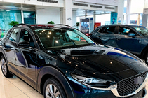 Mazda CX-30 2019- Barres de toit longitudinales intégrées OEM (2 pcs) photo 3