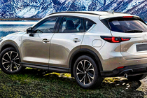 Mazda CX-5 2017–2025 Barres de toit longitudinales intégrées OEM (2 pcs) photo 9