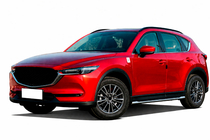 Mazda CX-5 2017–2025 Barres longitudinales de toit intégrées HARMS (2 pcs) photo 2