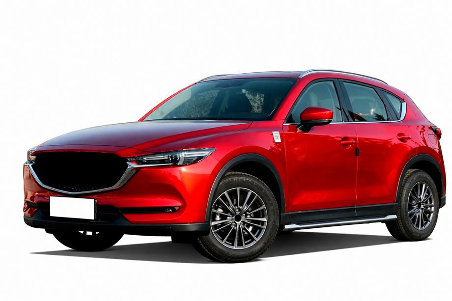 Mazda CX-5 2017–2025 Barres longitudinales de toit intégrées HARMS (2 pcs) Image