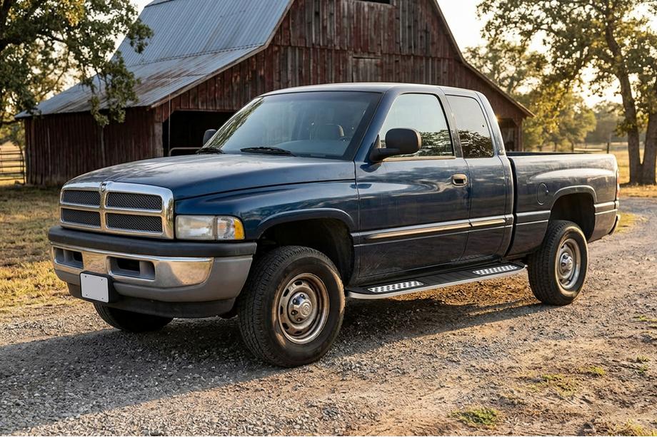 Dodge RAM (BR/BE) 1994–2002 Marchepieds latéraux Tayga V2 (2 pcs, Aluminium) Image