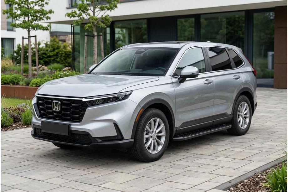 Honda CRV 2022- Marchepieds latéraux Allmond Black (2 pcs, Aluminium) Photo 1