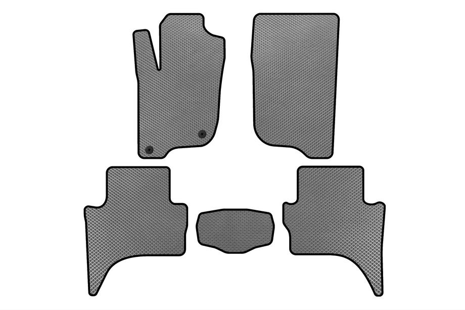 Mitsubishi L200 2015-2024 Tapis de sol EVA (empattement court, gris) Image