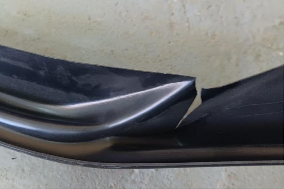Volkswagen Golf 7/E-Golf 2012-2020 Déstockage Lame avant (lip) DPT V-1 (pour pare-chocs d'origine, 2017-2019, à peindre) Photo 2
