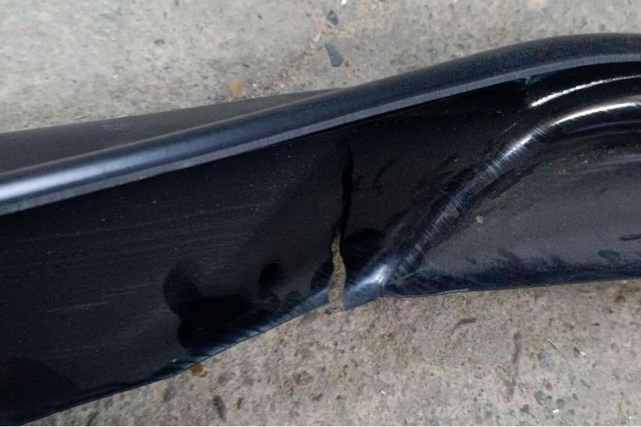 Volkswagen Golf 7/E-Golf 2012-2020 Déstockage Lame avant (lip) DPT V-1 (pour pare-chocs d'origine, 2017-2019, à peindre) Photo 3
