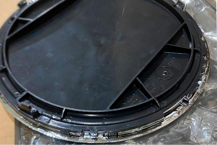Mercedes GLC X253 2015-2022 Destockage Emblème avant sous verre, contour chromé a0008880111 Photo 3