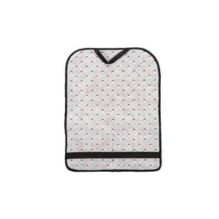 Organiseur de dossier de siège en velours (1 pc, Noir avec couture rouge) photo 4
