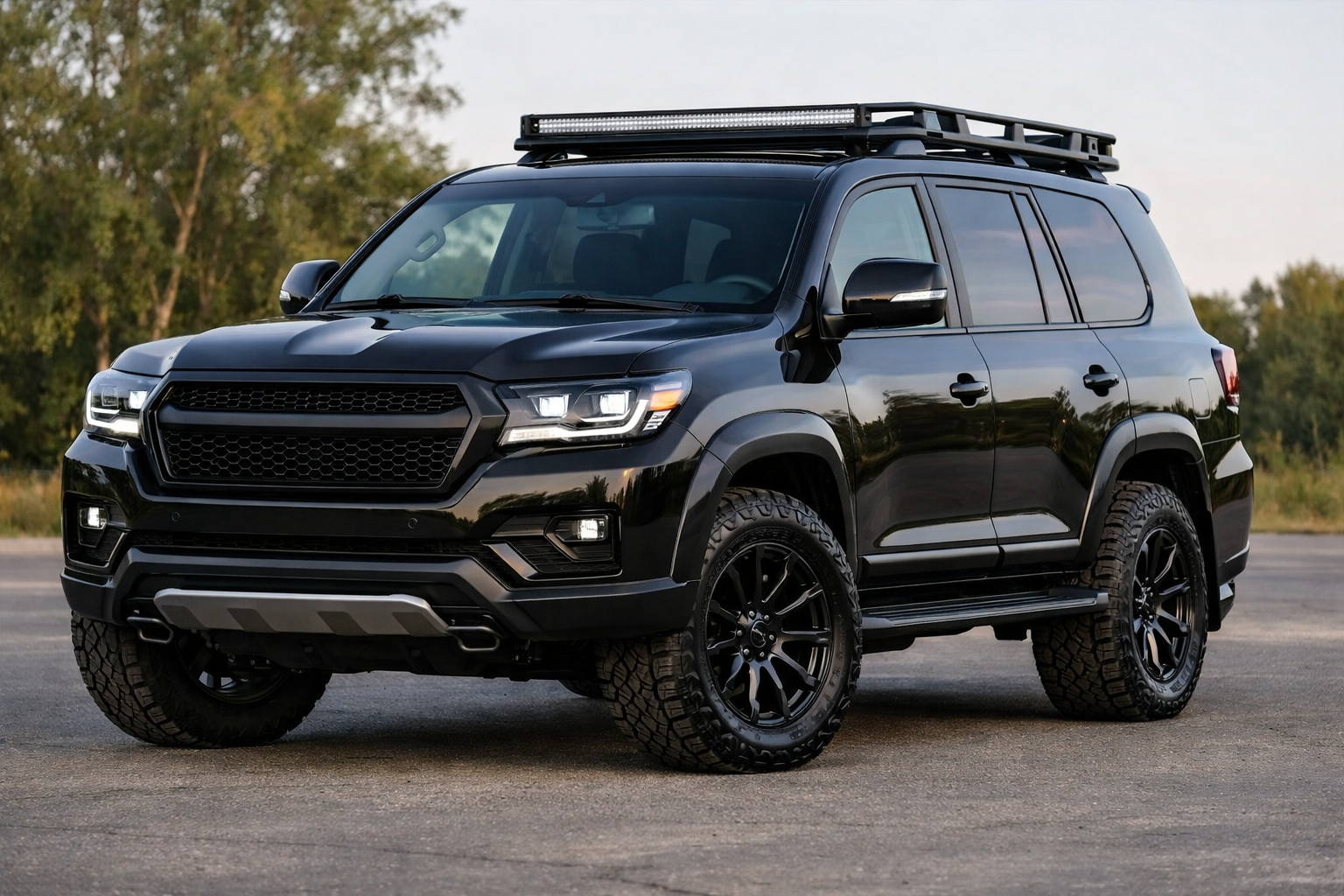 Plan d’upgrade du Toyota Land Cruiser 200 pour un look plus moderne