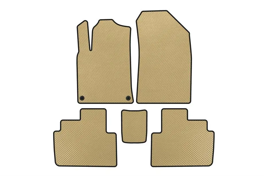 Peugeot 407 2004-2011 Tapis de sol EVA (SW, Beige) Photo 1