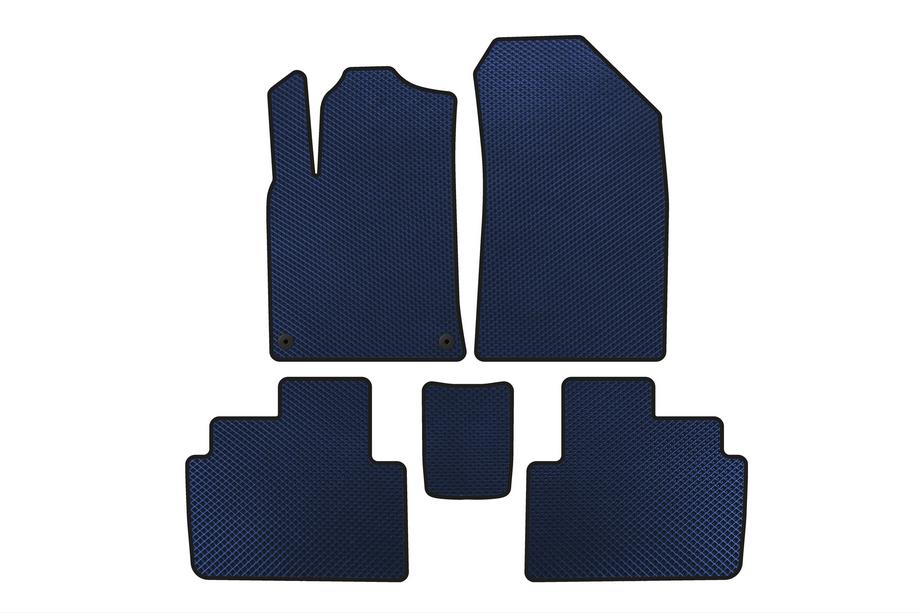 Peugeot 407 2004-2011 Tapis de sol EVA (SW, Bleu) Image