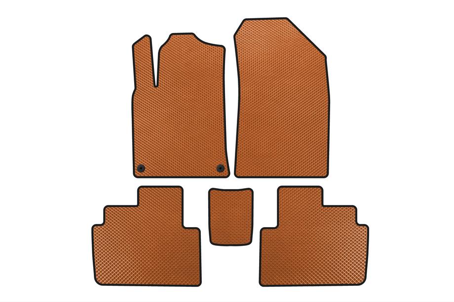 Peugeot 407 2004-2011 Tapis de sol EVA (SW, Orange) Image