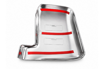 Ford Connect 2006–2009 Coque de rétroviseur chromée avec logo droite (1 pce, plastique) photo 2