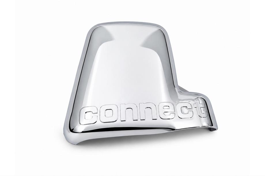 Ford Connect 2006–2009 Coque de rétroviseur chromée avec logo droite (1 pce, plastique) Image