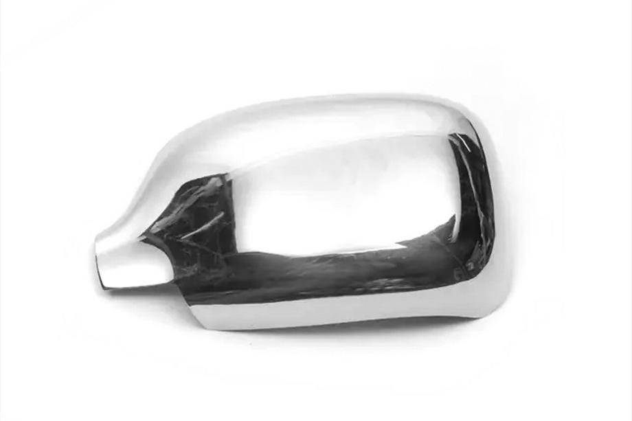 Renault Kangoo 1998-2008 Coque de retroviseur gauche chromee (2004-2008, 1 pc) Carmos - Plastique Chromé Photo 1