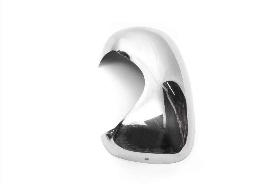 Opel Vivaro 2001–2015 Coque de retroviseur chromée gauche (1 pc) Carmos - Acier Turc Photo 1