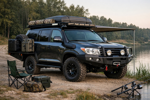 Toyota Land Cruiser 200 : pack de préparation pour pêche et mauvaises routes Photo 1