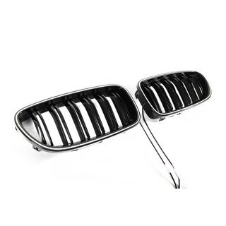 Grilles type kidney M-Look LED (Noir Brillant) BMW 5 Series F10/F11 2010–2016 photo 4