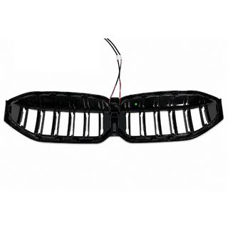 Grilles de calandre type M-Look LED (2022+, noir brillant) BMW 3 Series G20/G21 2018- photo 3