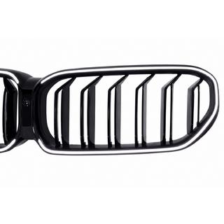 Grilles de calandre "haricots" M-Look V1 LED (2021-2023, noir brillant) BMW Série 5 G30/G31 2017–2023 photo 4