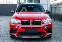 BMW X6 F16 2014-2019 Grilles type kidney M-Look LED (Noir Brillant) photo 1