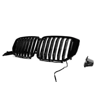Grilles de calandre type haricots 1 Bar LED (2019-2022, noir brillant) photo 3