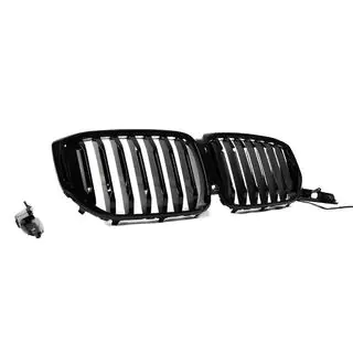 Grilles de calandre type haricots 1 Bar LED (2019-2022, noir brillant) photo 4