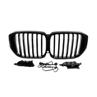 Grilles de calandre type haricots 1 Bar LED (2019-2022, noir brillant) BMW X5 G05 2019–2026 photo 1