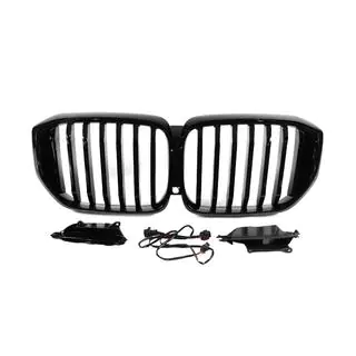 Grilles de calandre type haricots 1 Bar LED (2019-2022, noir brillant) photo 1