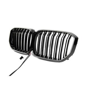 Grilles de calandre BMW type M avec LED (2019-2022, noir brillant) BMW X5 G05 2019–2026 photo 2