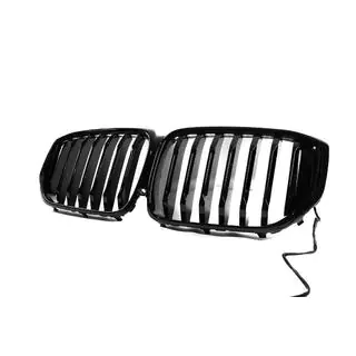 Grilles de calandre type « haricots » 1 Bar LED (2023+, noir brillant) photo 3
