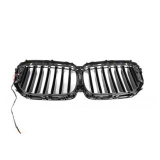 Grilles de calandre type « haricots » 1 Bar LED (2023+, noir brillant) BMW X5 G05 2019–2026 photo 4