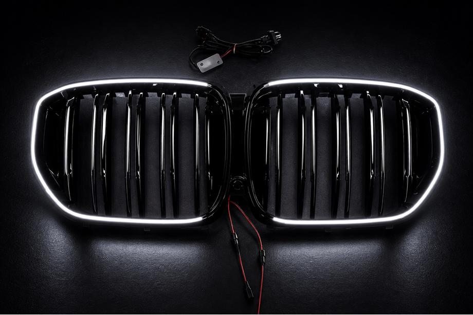 BMW X5 G05 2019–2026 Grilles de calandre type haricots M-Look LED (2023+) Image