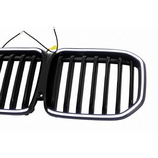 Grilles de calandre type haricots 1 Bar LED (2019-2022, noir brillant) photo 3