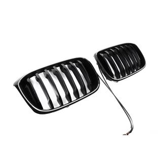 Grilles de calandre type double haricot 1 Bar LED (2018-2021, noir brillant) photo 4